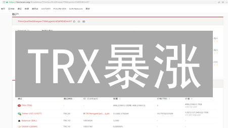 TRX暴涨？现在配置波场币，掌握未来财富密码！
